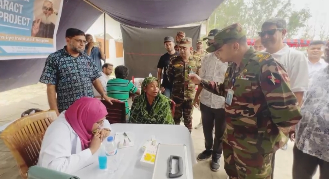 100 receive free cataract surgery in Manikchhari