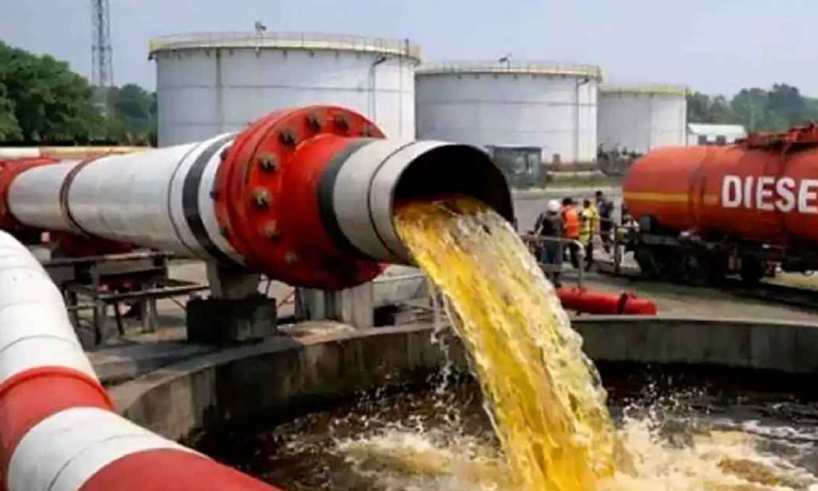 Pumping of 5,000 metric tonnes of diesel from India begins