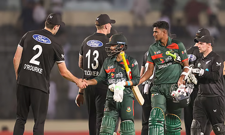 Bangladesh taste a 26-run defeat to New Zealand in series opener