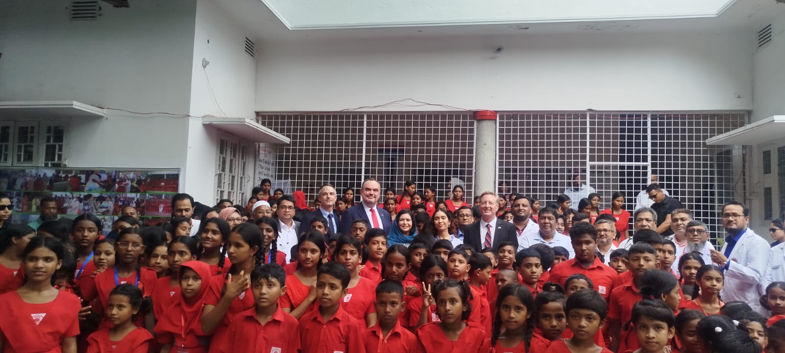 US envoy visits Surovi School, expands child welfare cooperation