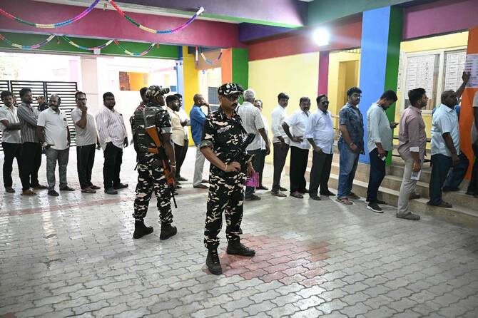 Voting underway in two key Indian states