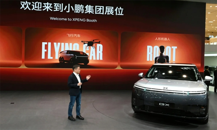 Chinese EVs, flying cars take centre stage at world's biggest auto show