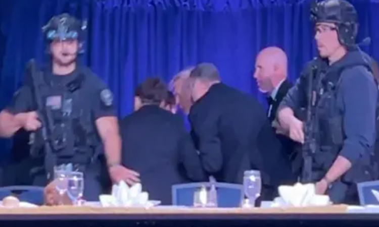 Shots reportedly fired, Trump evacuated from press dinner in Washington