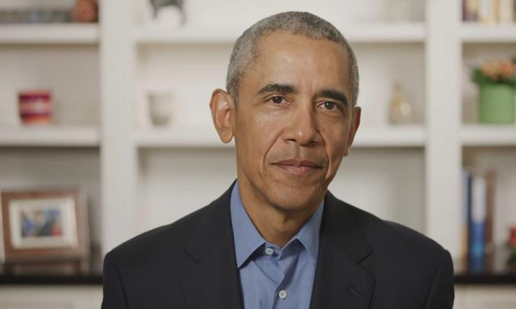 Obama denounces shooting at Trump gala dinner