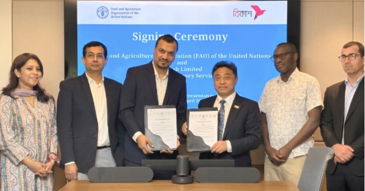 FAO-bKash sign deal to enable faster cash assistance, incentive distribution