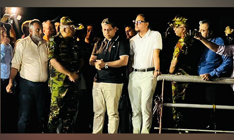 State minister inspects waterlogged areas in Chattogram city