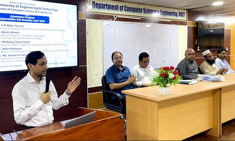 Orientation held for RUET postgraduate students