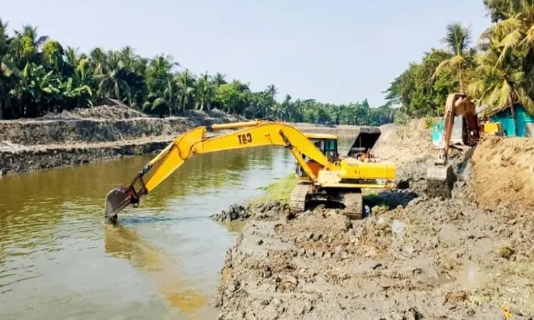 Bhabodah waterlogging likely to ease as 55pc river re-excavation completed