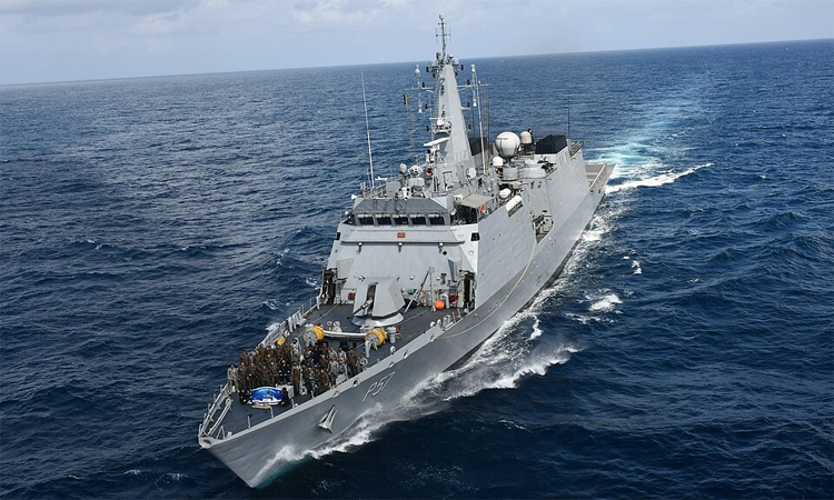 INS Sunayana arrives in Ctg on goodwill visit