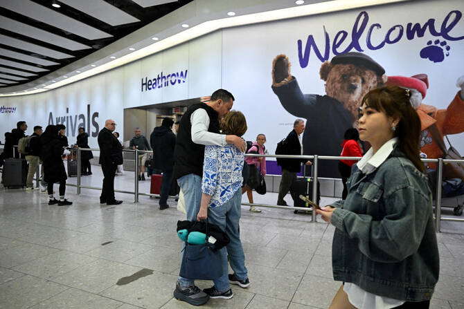 London Heathrow airport traffic dips due to Mideast war