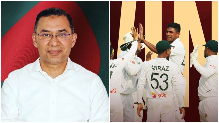 PM congratulates Tigers for Test win against Pakistan