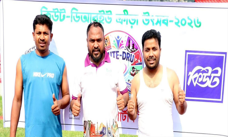 Baten Biplob emerge champion in 100-meter sprint