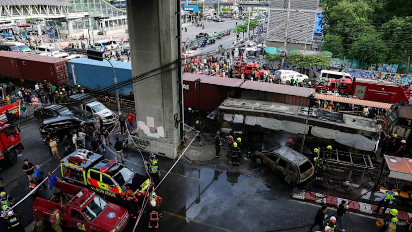 Collision between train and bus kills at least 8 in Bangkok: police