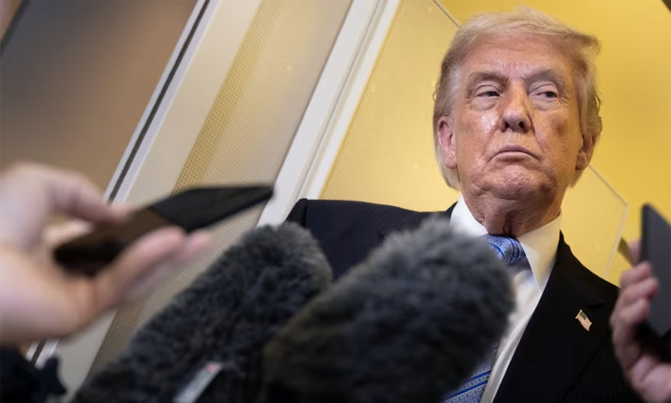 Trump says held off on new Iran attack, upbeat for agreement