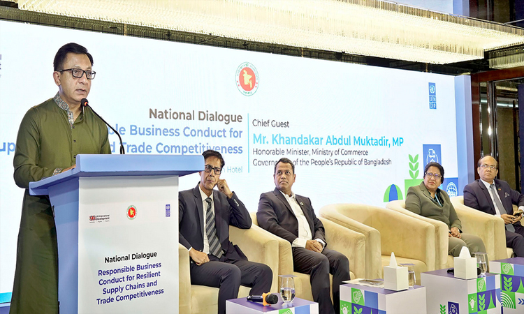 Responsible business conduct crucial for Bangladesh's trade competitiveness: Muktadir