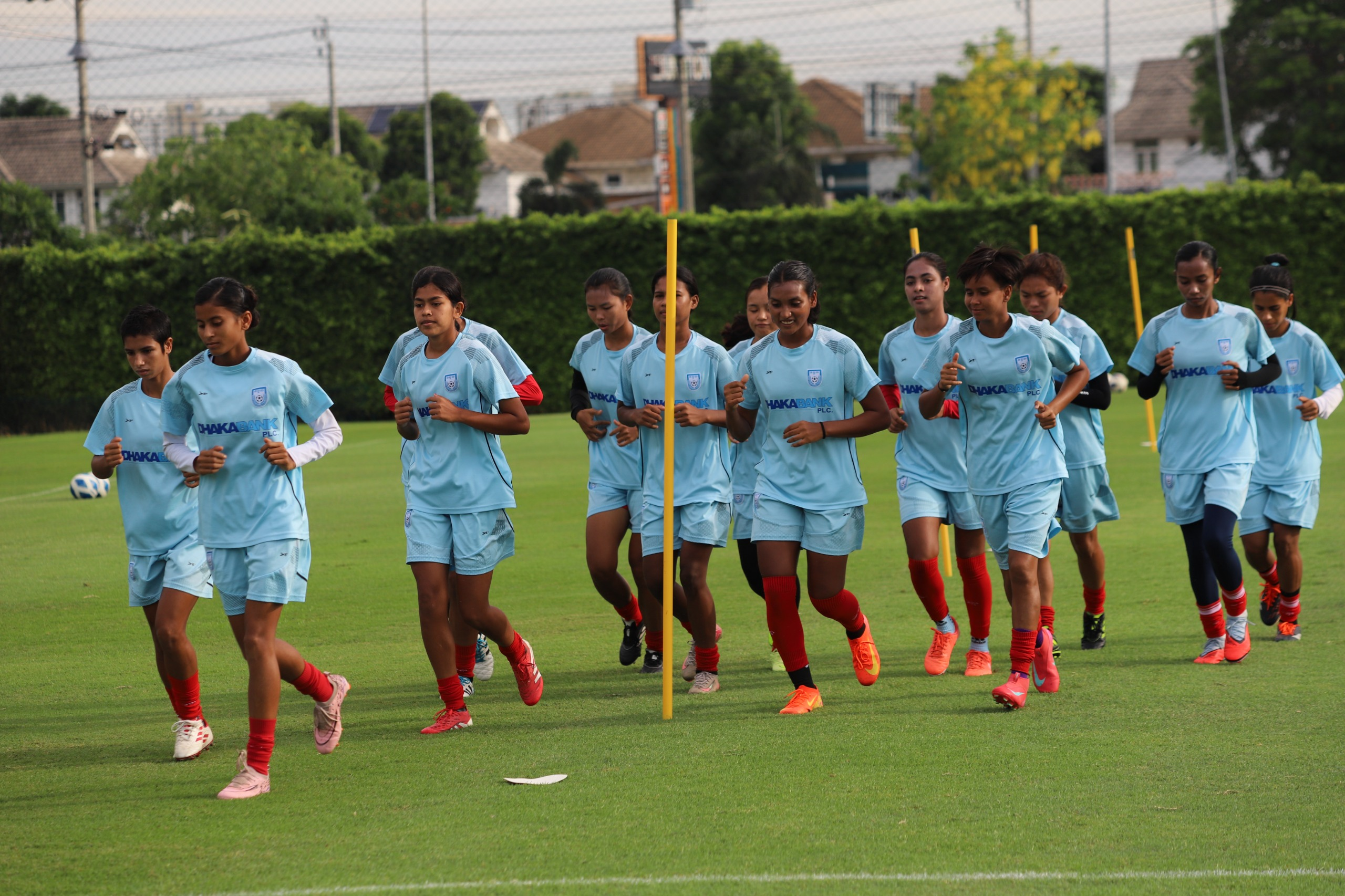 Women’s booters resume training