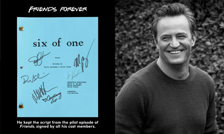 Matthew Perry memorabilia to be auctioned for charity      
