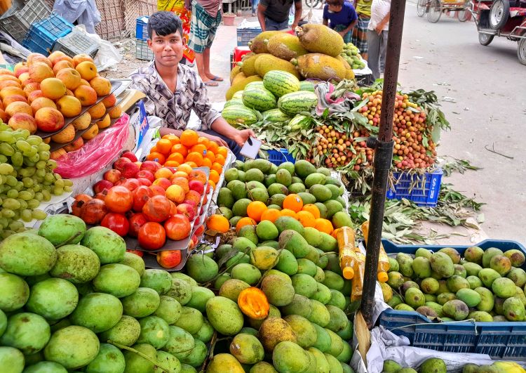 Lalmonirhat fruit market buzzes as seasonal fruits arrive