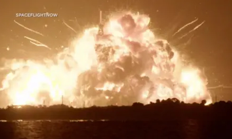 Blue Origin rocket explodes on launch pad: US media