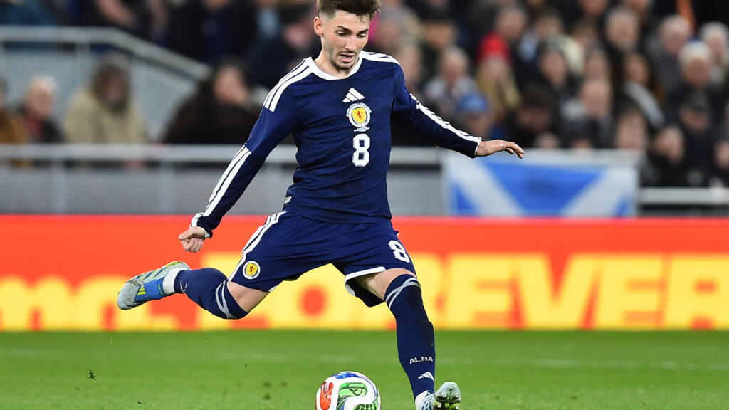 Scotland's Gilmour out of World Cup with knee injury