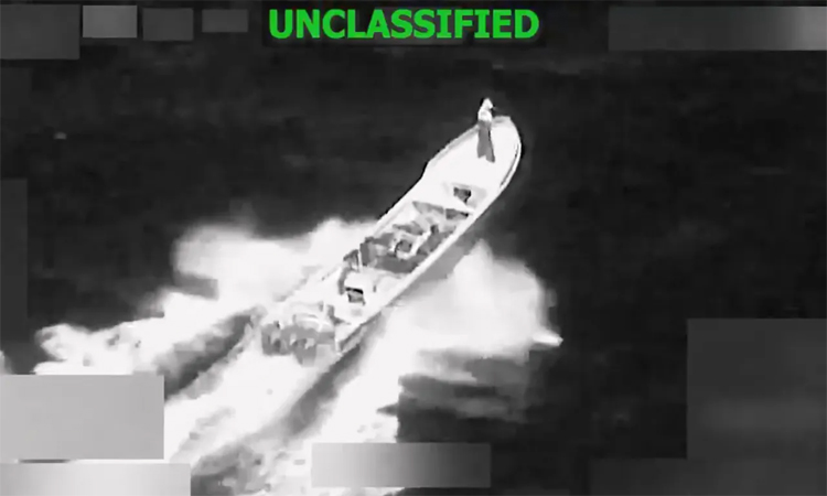 US boat strike kills two on alleged drug-smuggling vessels