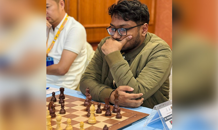 IM Fahad splits point with Chinese rival 