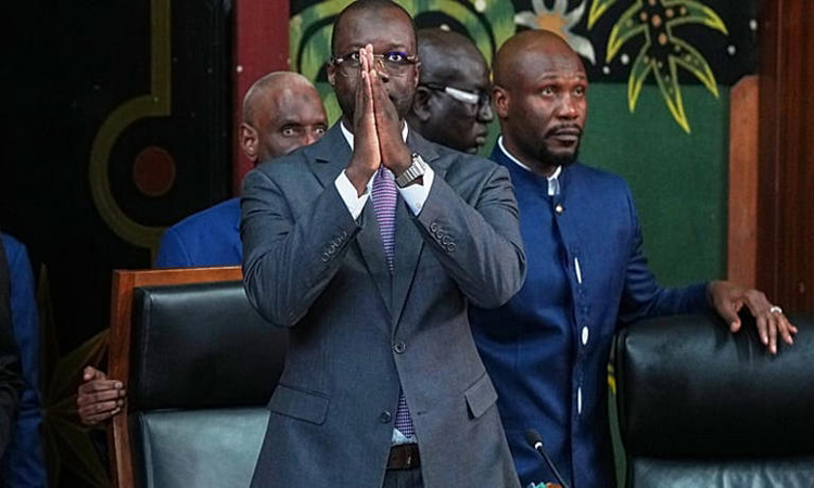 Ousted Senegal PM Sonko re-elected party chief amid crisis