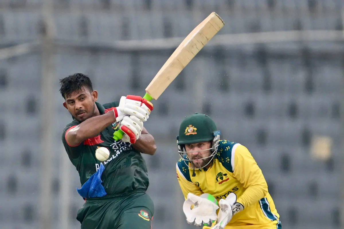 Mosaddek shines on return as Bangladesh post 284-8