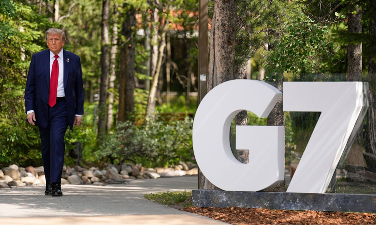 Trump faces G7 after year of trade wrath, diplomatic bluster