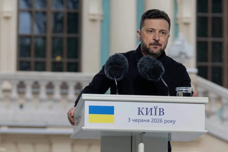 Ukraine's Zelensky arrives for G7 talks in France