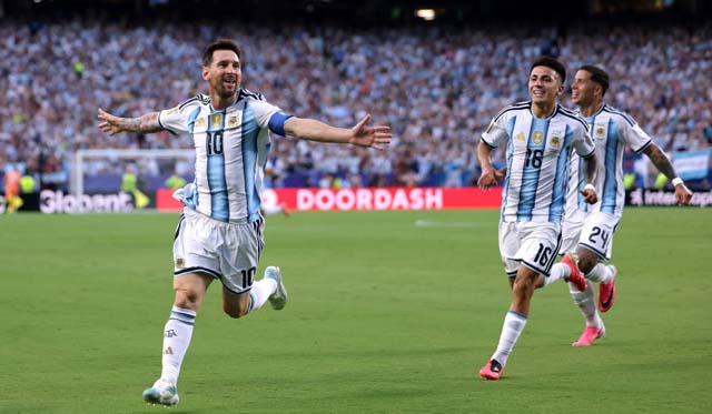 Lionel Messi equals all-time goalscoring record at World Cups