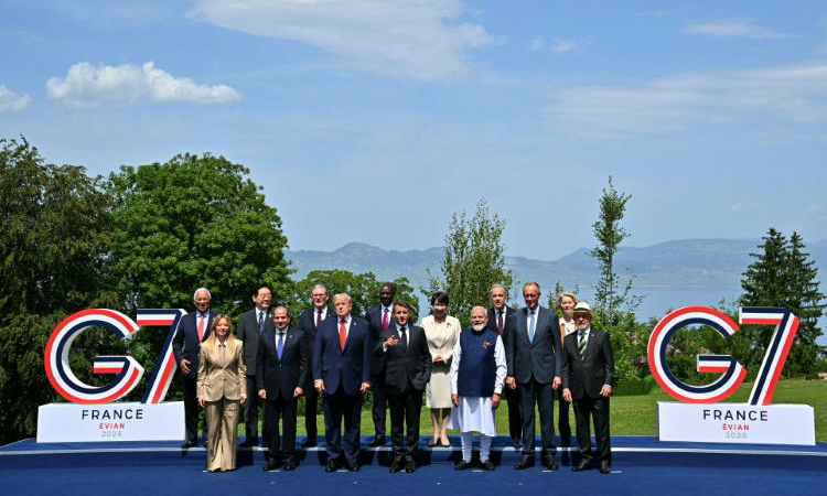 Macron winds up G7 with AI, Trump dinner