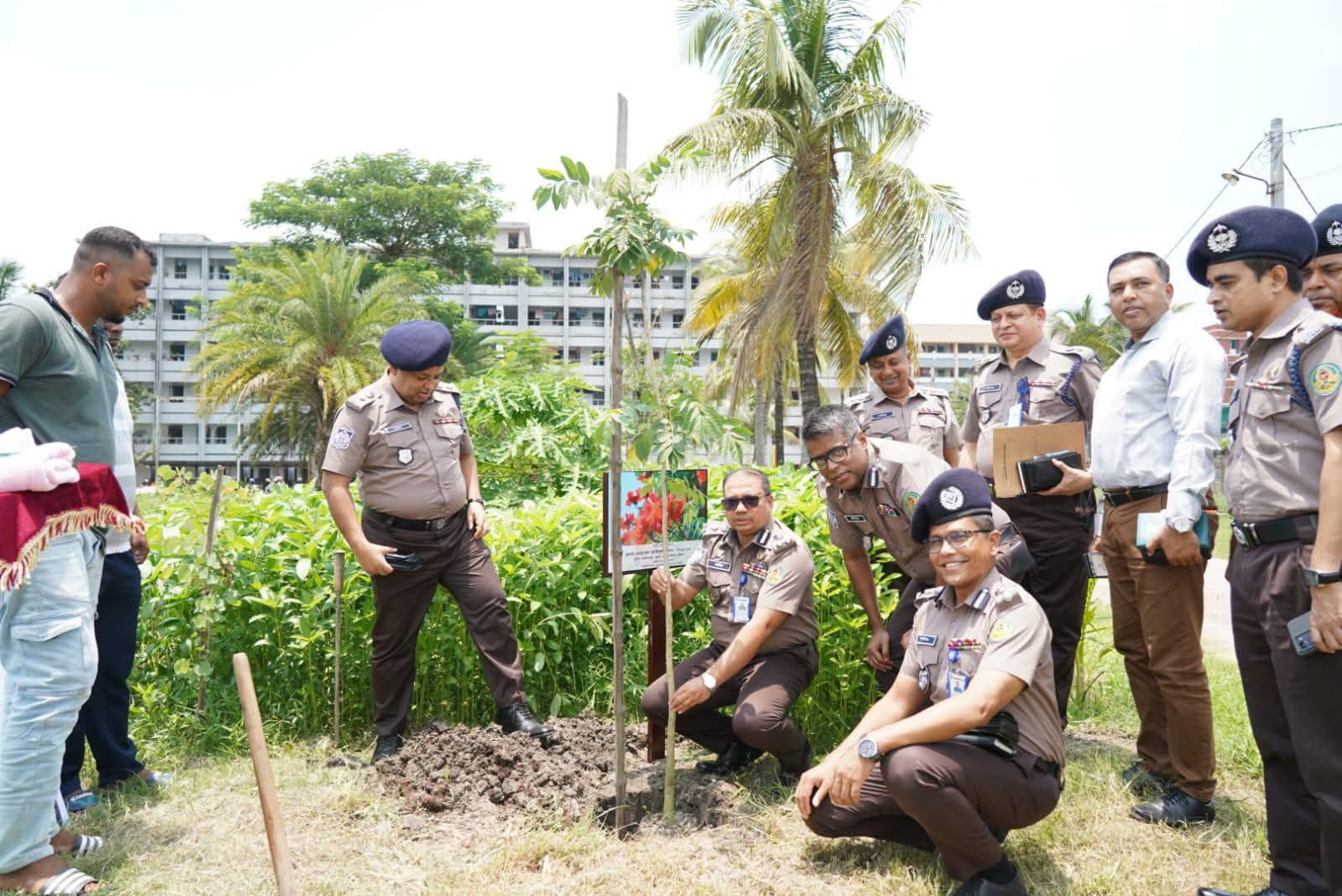 Tree plantation, fish fry release program held at KMP police lines