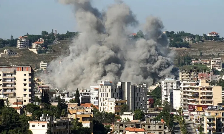 Lebanon central bank condemns Israeli strike on branch in south