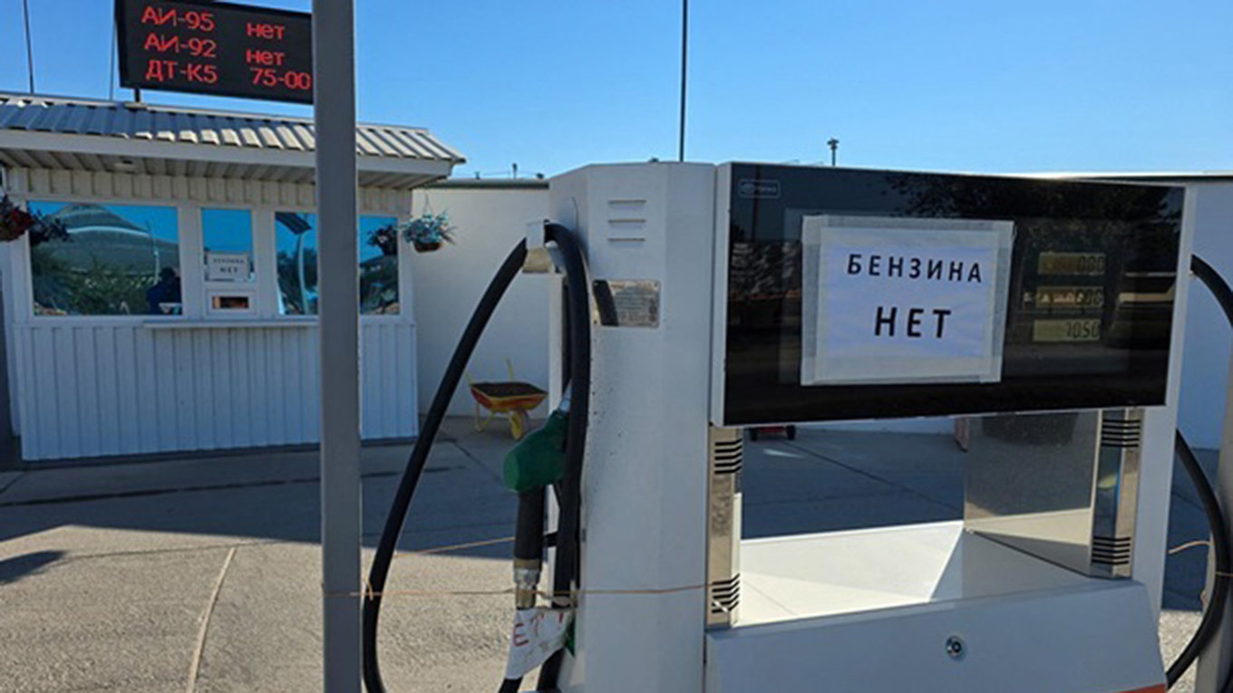 Russian-occupied Crimea suspends fuel sales: Moscow-backed governor