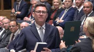 UK Labour leadership frontrunner Andy Burnham sworn in as MP
