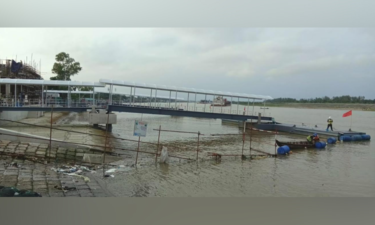 Modern fish landing center under construction in Cox’s Bazar