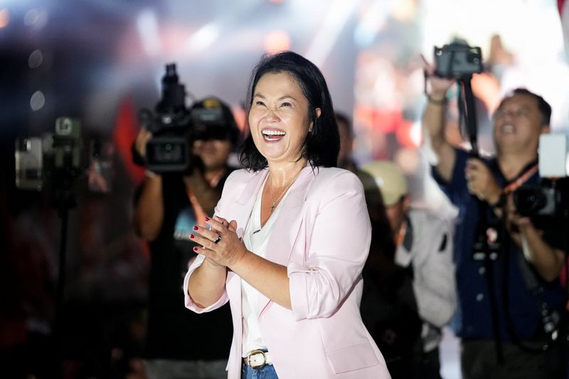 Peru's right-wing presidential hopeful Fujimori poised to win runoff
