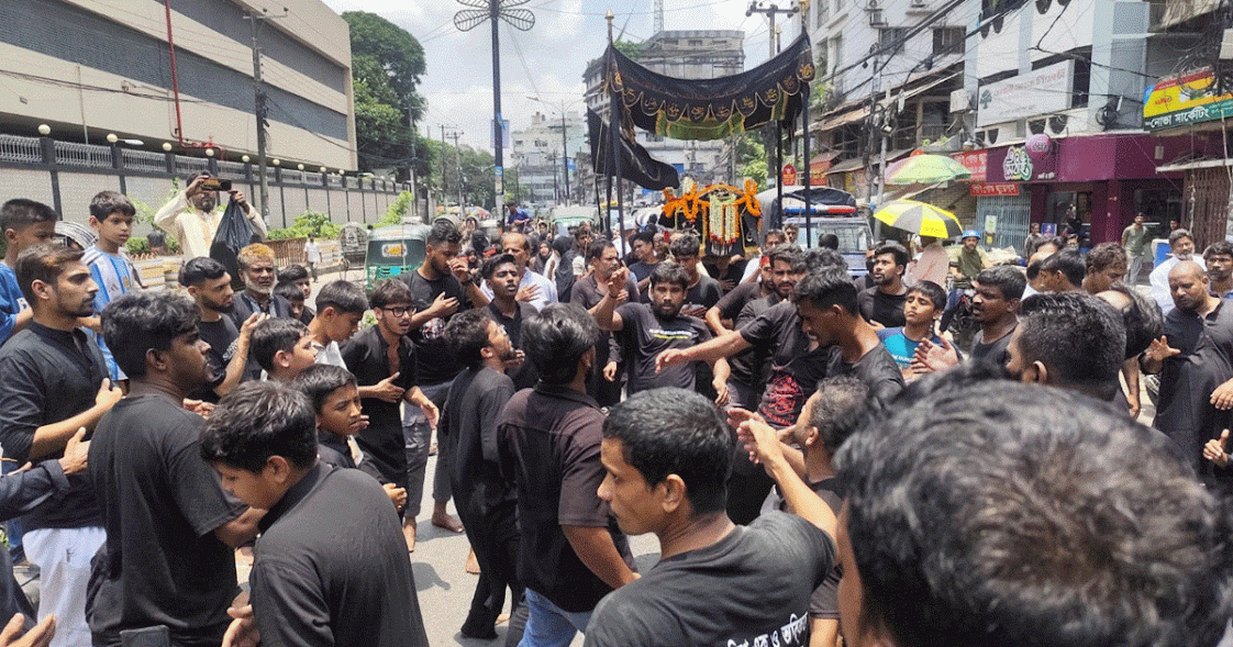 Holy Ashura observed in Ctg in befitting manner 