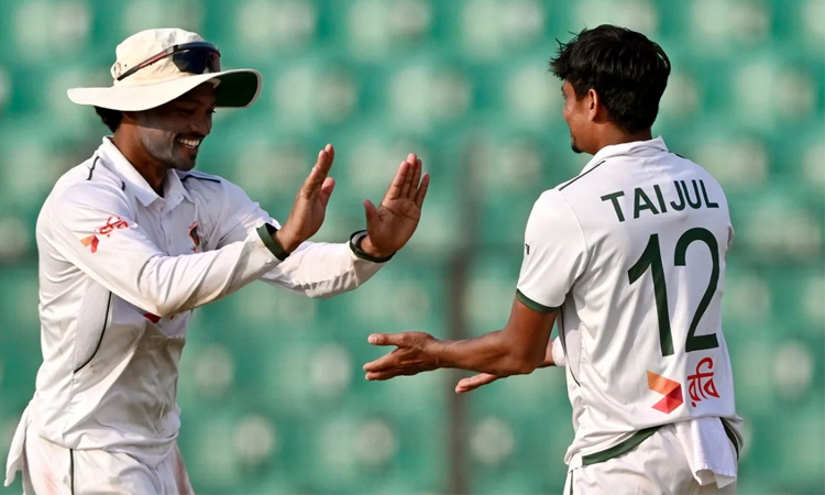 Taijul shines despite Zimbabwe's dominance on Day 2