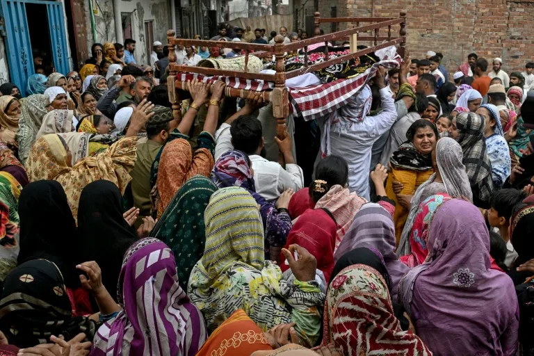Pakistan community holds funerals for 14 children killed in roof collapse