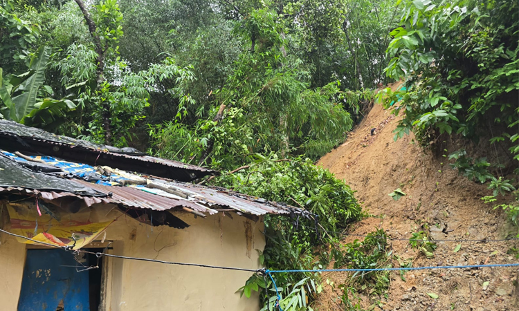 Five killed in separate landslides in Bandarban