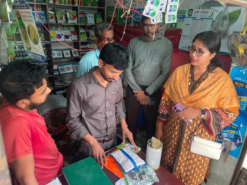 Pesticide shop fined Tk 10,000 in Rajshahi