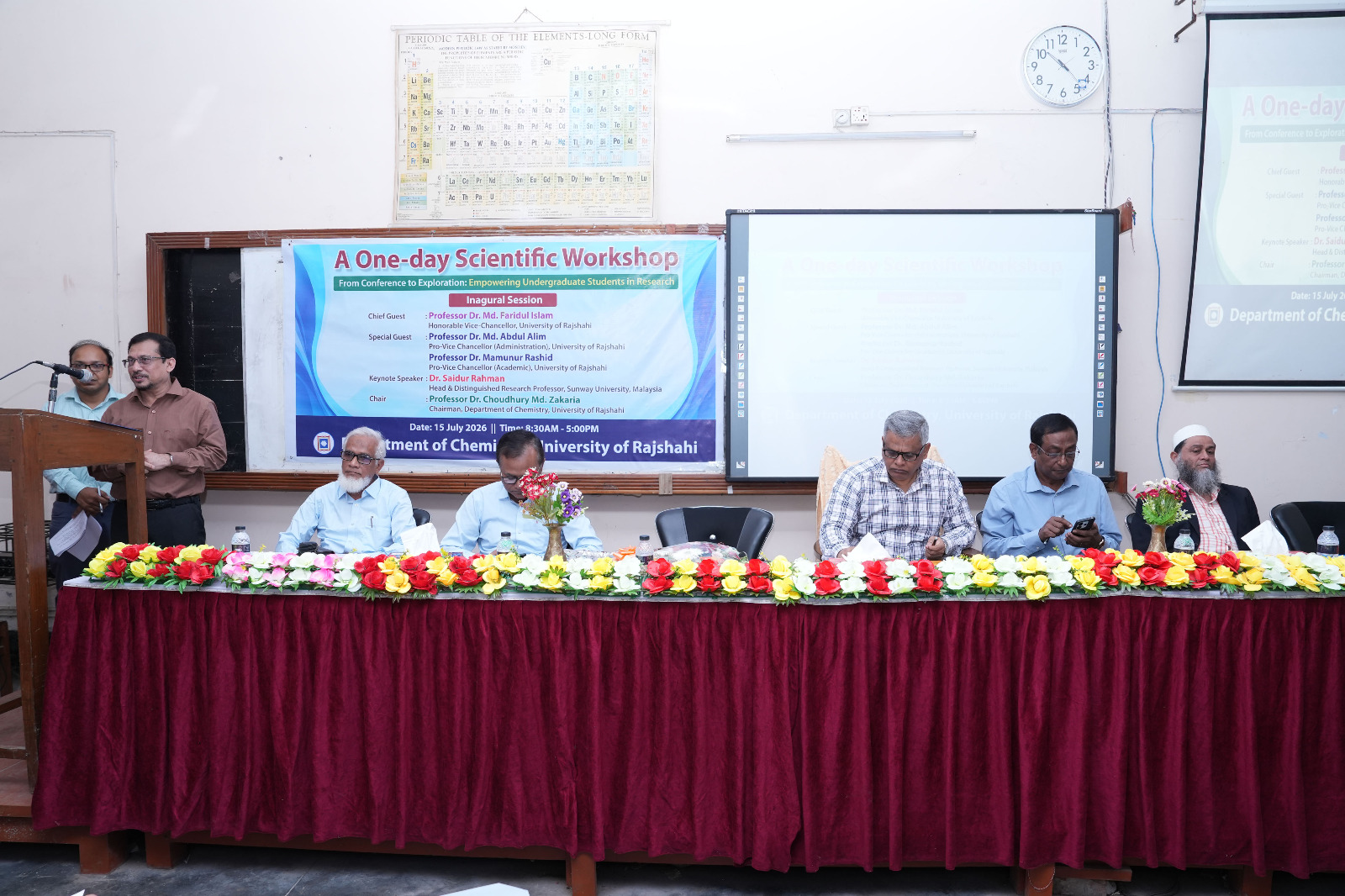 Scientific workshop held at RU Chemistry Department