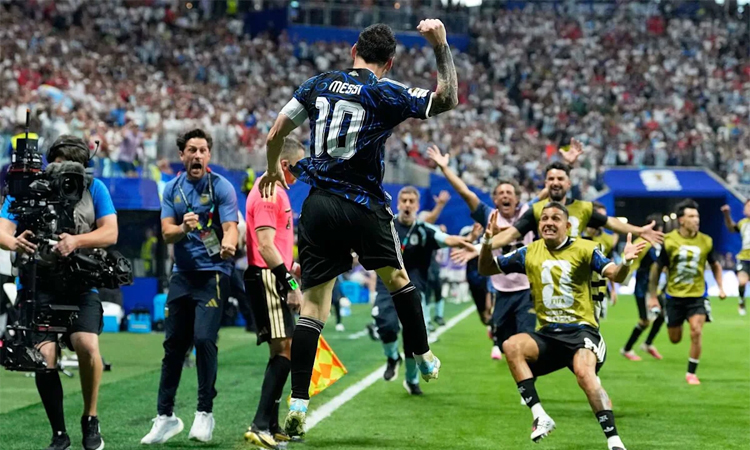 Messi's Argentina stun England in comeback to reach World Cup final