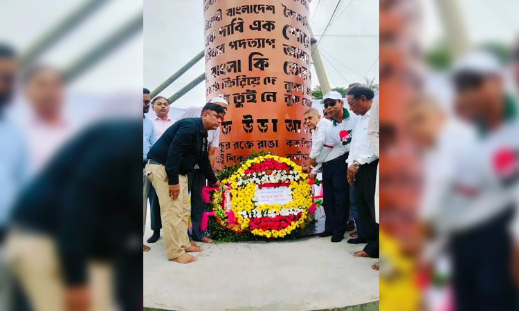 July Shaheed Day observed in Manikganj with great enthusiasm