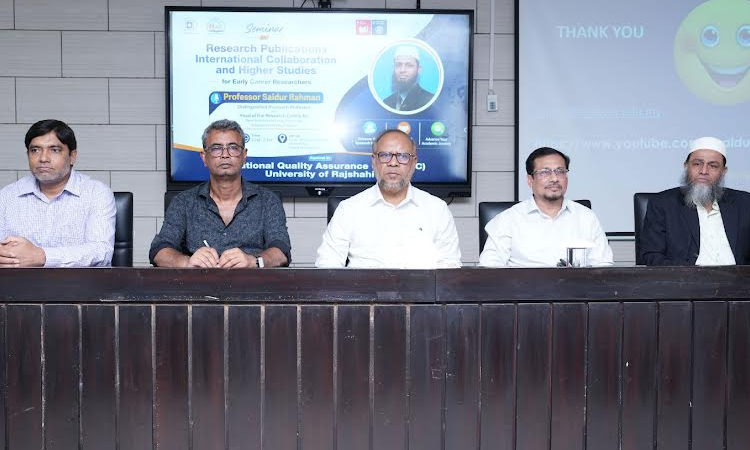 Seminar held at RU on research publication, higher education
