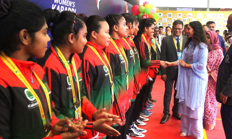Bangladesh make winning start in women's kabaddi test series