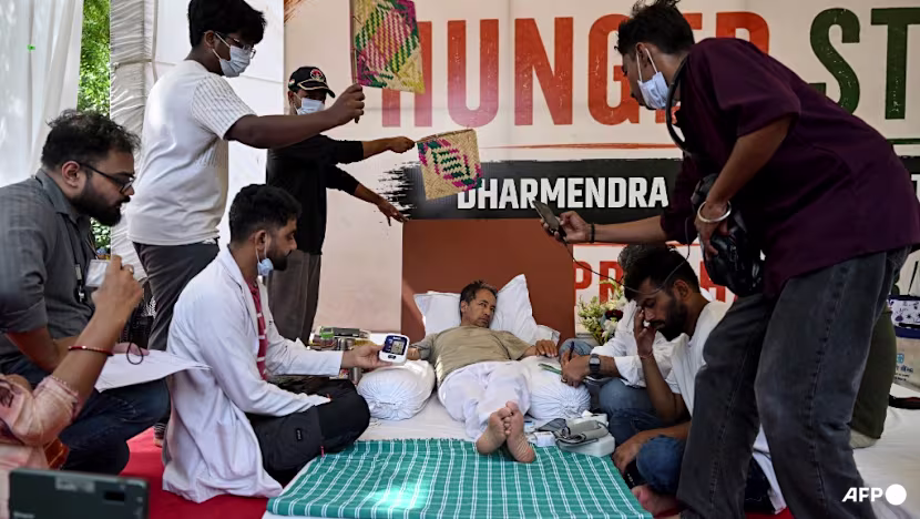 Indian activist moved to hospital after 20-day hunger strike