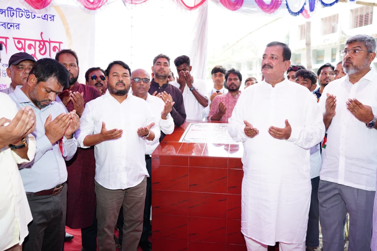 Minu lays foundation stone of Academic Building at Rajshahi Polytechnic Institute